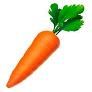 🥕 Emoji Zanahoria en Apple iOS 11.2.