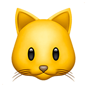 Emoji 🐱 Muso Di Gatto su Apple iOS 11.2.