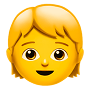 Émoji 🧒 Enfant sur Apple iOS 11.2.