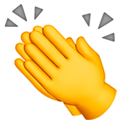 👏 Emoji klatschende Hände Apple iOS 11.2.