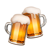 🍻 Emoji Jarras De Cerveza Brindando en Apple iOS 11.2.