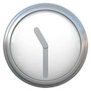 Émoji 🕦 Onze Heures Et Demie sur Apple iOS 11.2.