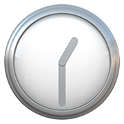 Émoji 🕜 Une Heure Et Demie sur Apple iOS 11.2.