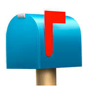 📫 Emoji geschlossener Briefkasten mit Post Apple iOS 11.2.