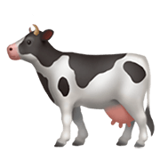 Émoji 🐄 Vache sur Apple iOS 11.2.
