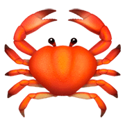 Émoji 🦀 Crabe sur Apple iOS 11.2.