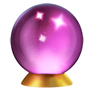 Émoji 🔮 Boule De Cristal sur Apple iOS 11.2.