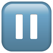 Émoji ⏸️ Bouton Pause sur Apple iOS 11.2.