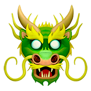 Émoji 🐲 Tête De Dragon sur Apple iOS 11.2.