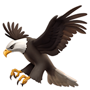 🦅 Emoji águila en Apple iOS 11.2.