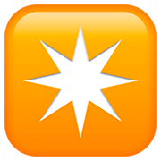 Émoji ✴️ étoile Huit Branches sur Apple iOS 11.2.