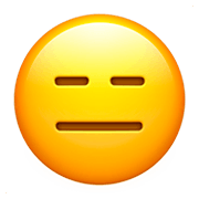 😑 Emoji Cara Sin Expresión en Apple iOS 11.2.