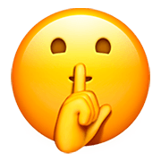 Emoji 🤫 Faccina Che Zittisce su Apple iOS 11.2.