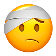Emoji 🤕 Faccina Bendata su Apple iOS 11.2.