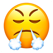 Emoji 😤 Faccina Che Sbuffa su Apple iOS 11.2.
