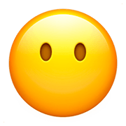 Emoji 😶 Faccina Senza Bocca su Apple iOS 11.2.