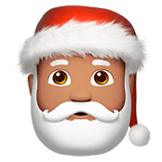Émoji 🎅🏽 Père Noël : Peau Légèrement Mate sur Apple iOS 11.2.