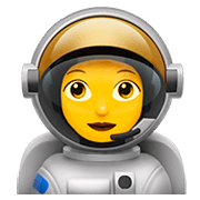 Emoji 👩‍🚀 Astronauta Donna su Apple iOS 11.2.