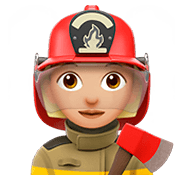 Émoji 👩🏼‍🚒 Pompier Femme : Peau Moyennement Claire sur Apple iOS 11.2.