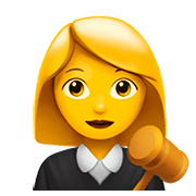 Emoji 👩‍⚖️ Giudice Donna su Apple iOS 11.2.