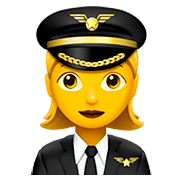 Émoji 👩‍✈️ Pilote Femme sur Apple iOS 11.2.