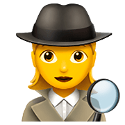 🕵️‍♀️ Emoji Detective Mujer en Apple iOS 11.2.