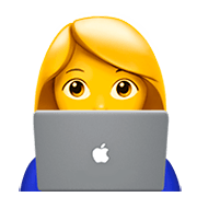 👩‍💻 Emoji IT-Expertin Apple iOS 11.2.
