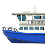 Émoji ⛴️ Ferry sur Apple iOS 11.2.