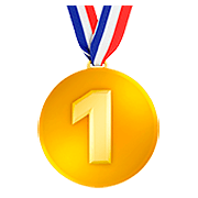 Émoji 🥇 Médaille D’or sur Apple iOS 11.2.