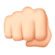 Emoji 👊🏻 Pugno Chiuso: Carnagione Chiara su Apple iOS 11.2.