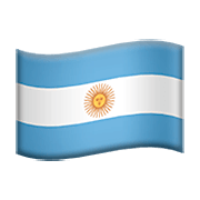 🇦🇷 Emoji Bandera: Argentina en Apple iOS 11.2.