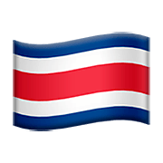 🇨🇷 Emoji Bandeira: Costa Rica na Apple iOS 11.2.