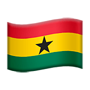 🇬🇭 Emoji Bandera: Ghana en Apple iOS 11.2.