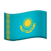 🇰🇿 Emoji Bandera: Kazajistán en Apple iOS 11.2.