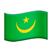 Émoji 🇲🇷 Drapeau : Mauritanie sur Apple iOS 11.2.