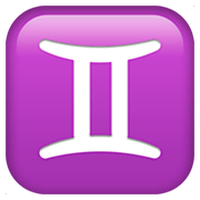 Émoji ♊ Gémeaux sur Apple iOS 11.2.