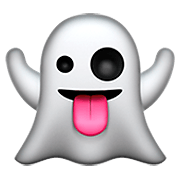 Emoji 👻 Fantasma su Apple iOS 11.2.
