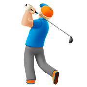 🏌🏼 Emoji Golfista: Pele Morena Clara na Apple iOS 11.2.