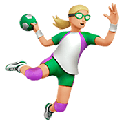 🤾🏼 Emoji Handballspieler(in): mittelhelle Hautfarbe Apple iOS 11.2.