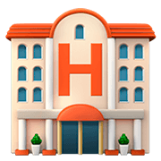 Emoji 🏨 Hotel su Apple iOS 11.2.