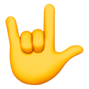 Emoji 🤟 Gesto Ti Amo su Apple iOS 11.2.