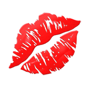 Émoji 💋 Trace De Rouge à Lèvres sur Apple iOS 11.2.