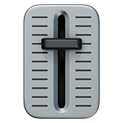 Emoji 🎚️ Cursore Del Volume su Apple iOS 11.2.