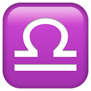♎ Emoji Libra en Apple iOS 11.2.
