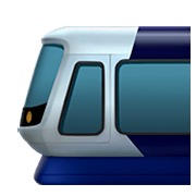 Emoji 🚈 Metrotranvia su Apple iOS 11.2.