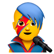 Emoji 👨‍🎤 Cantante Uomo su Apple iOS 11.2.