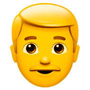 Emoji 👨 Uomo su Apple iOS 11.2.