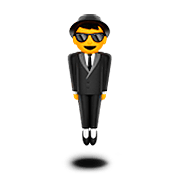 🕴️ Emoji schwebender Mann im Anzug Apple iOS 11.2.