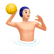 🤽🏻‍♂️ Emoji Homem Jogando Polo Aquático: Pele Clara na Apple iOS 11.2.