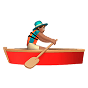Emoji 🚣🏽‍♂️ Uomo In Barca A Remi: Carnagione Olivastra su Apple iOS 11.2.